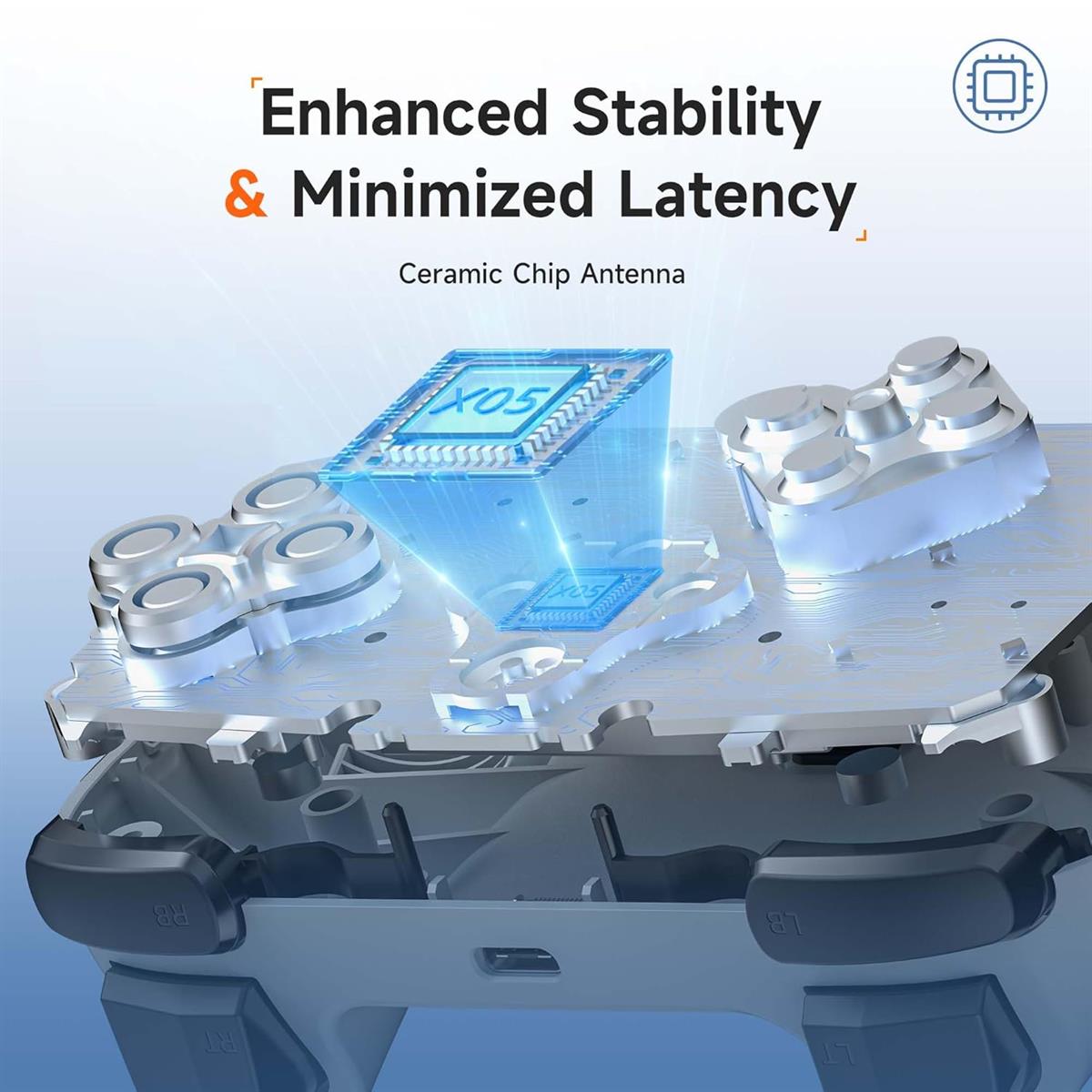 EasySMX X05 White Wireless Controller - White