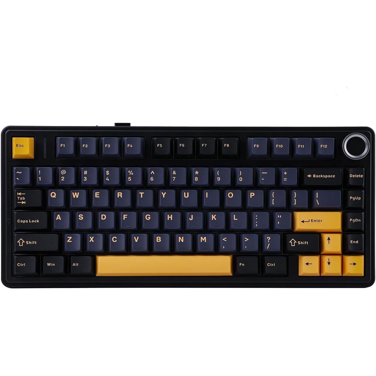 Epomaker x Aula F75 75% Wireless Hot Swappable Gaming Keyboard - Black (Ice Vein Switch)