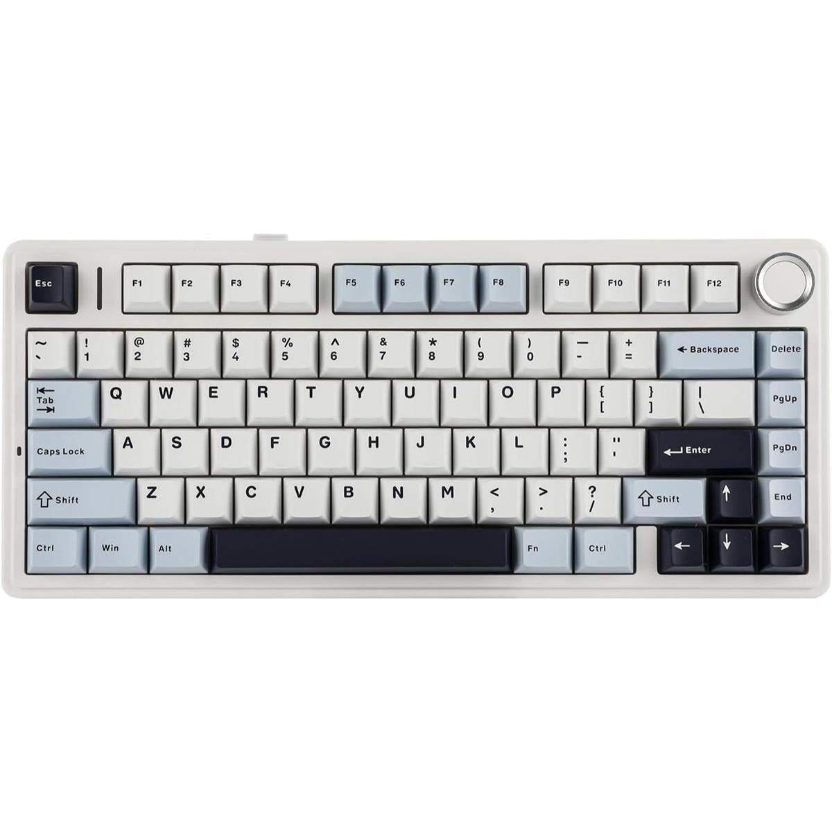 Aula F75 Gasket 75% Wireless Hot Swappable Gaming Keyboard - Light Blue (LEOBOG Reaper Switch)