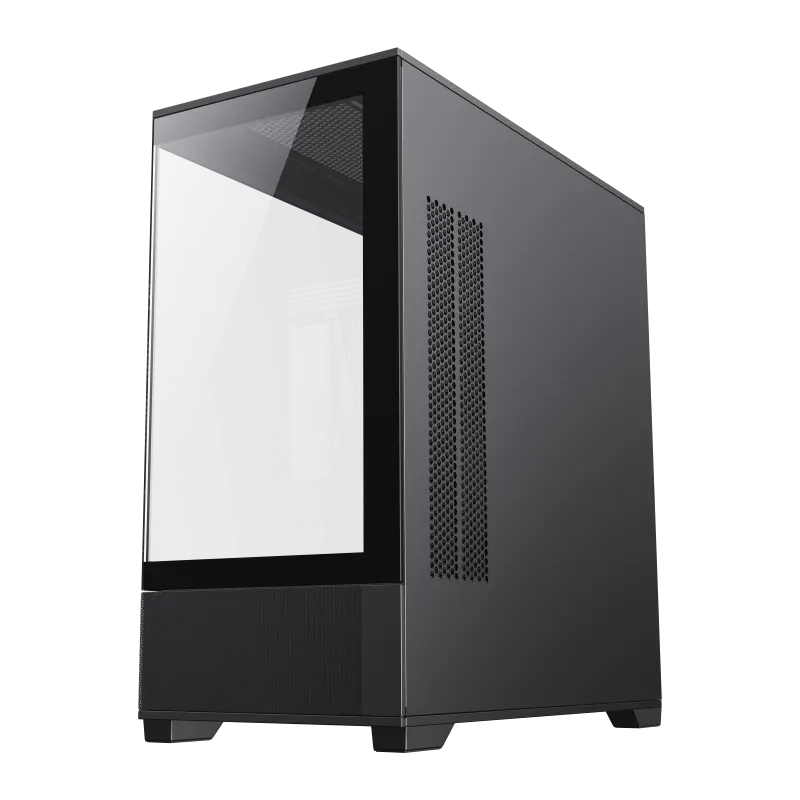 GameMax Vista MB Micro-ATX Tower PC Gaming Case - Black