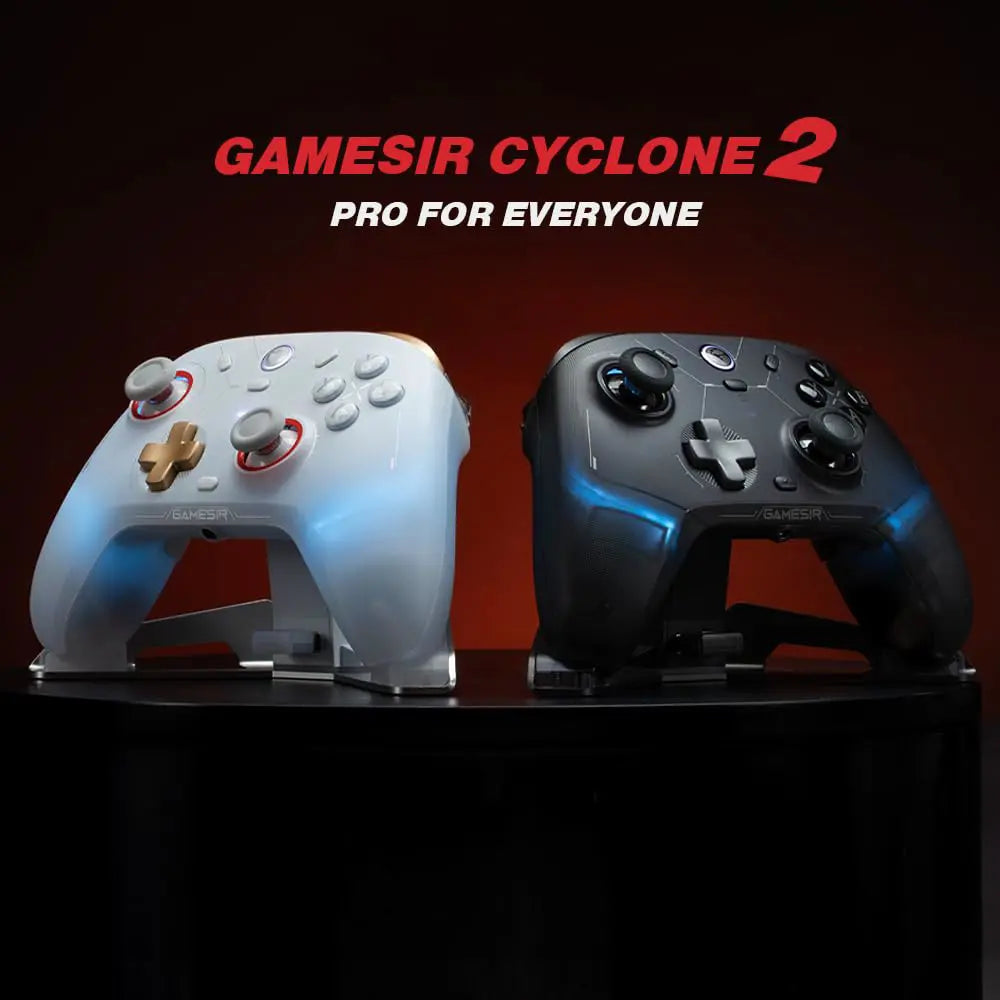 GameSir Cyclone 2 Wireless Controller with Charging Dock - White