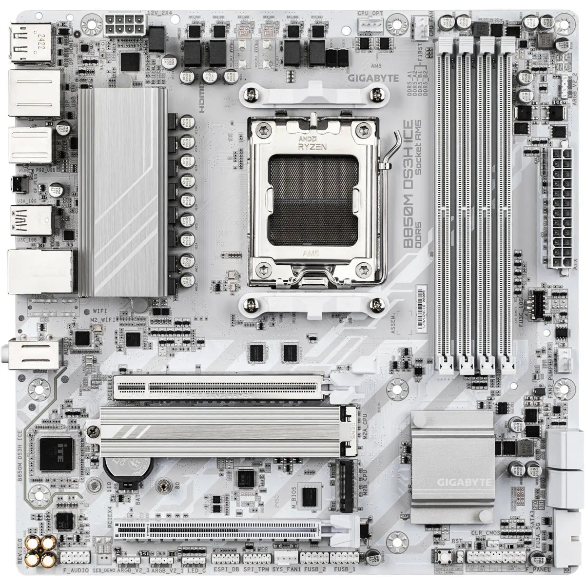 Gigabyte B850M DS3H Ice AM5 M-ATX Motherboard - PakByte Computers  
