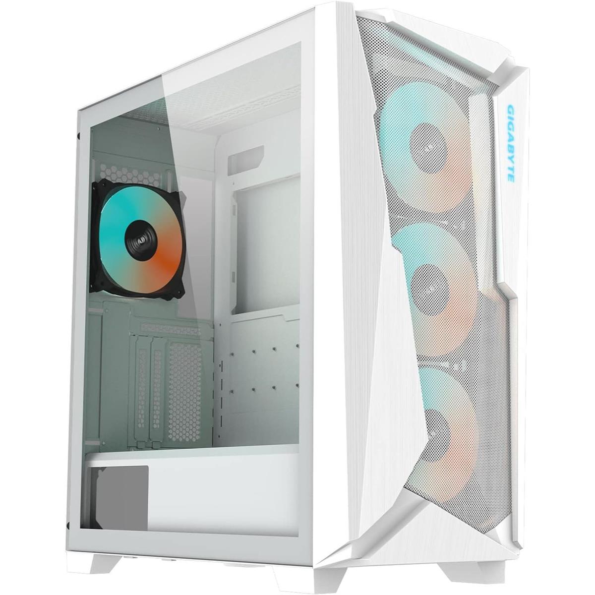 Gigabyte C301 Glass ARGB Mid-Tower ATX Case - White