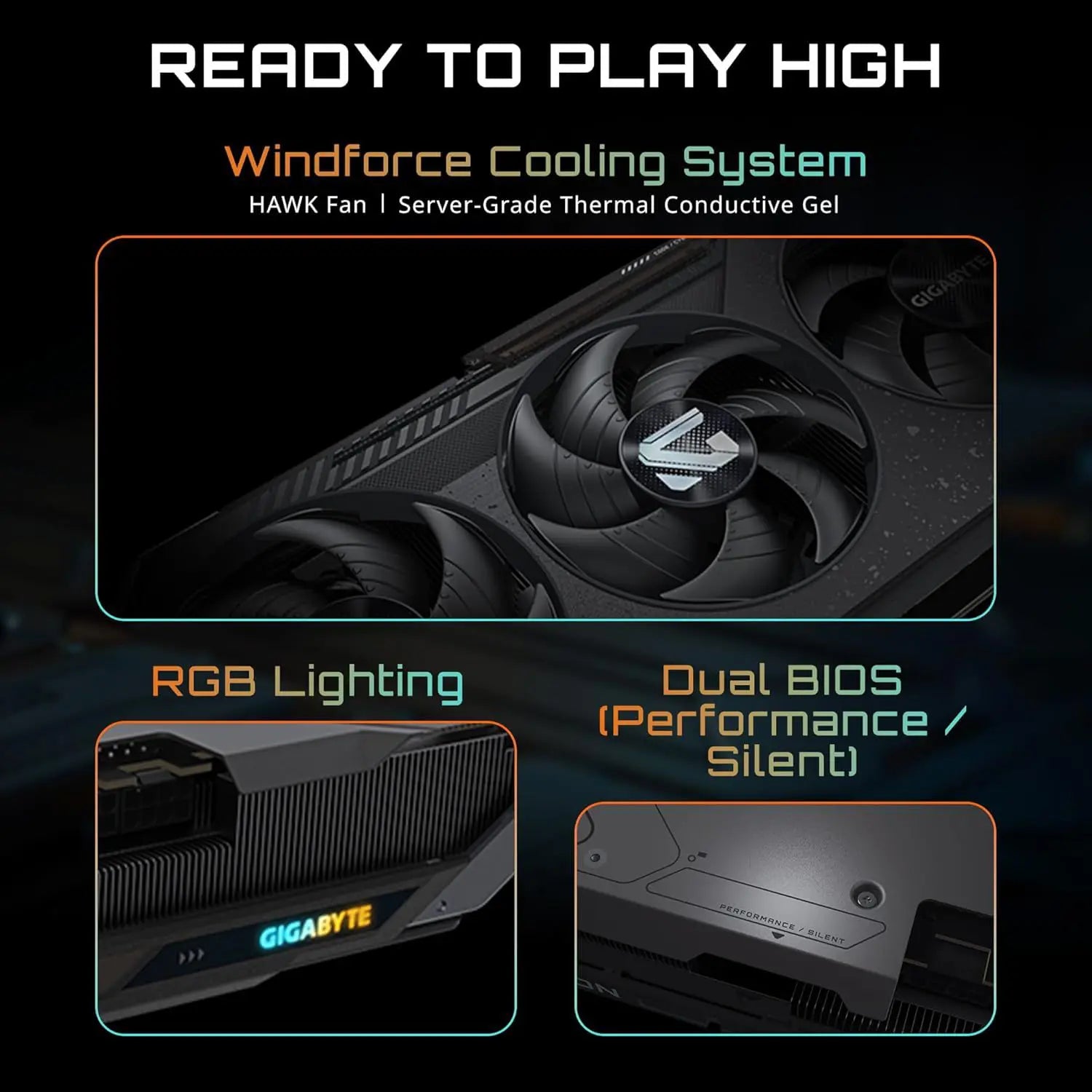 Gigabyte Radeon RX 9070 XT Gaming OC 16G Graphics Card
