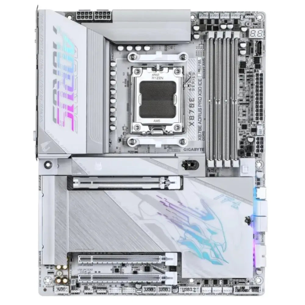 GIGABYTE X870E AORUS PRO X3D ICE AM5 DDR5 Motherboard