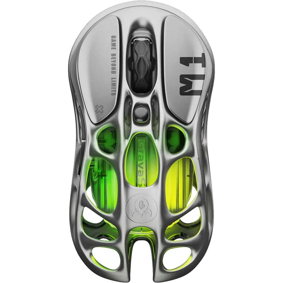 GravaStar Mercury M1 Pro Wireless Gaming Mouse - Gray