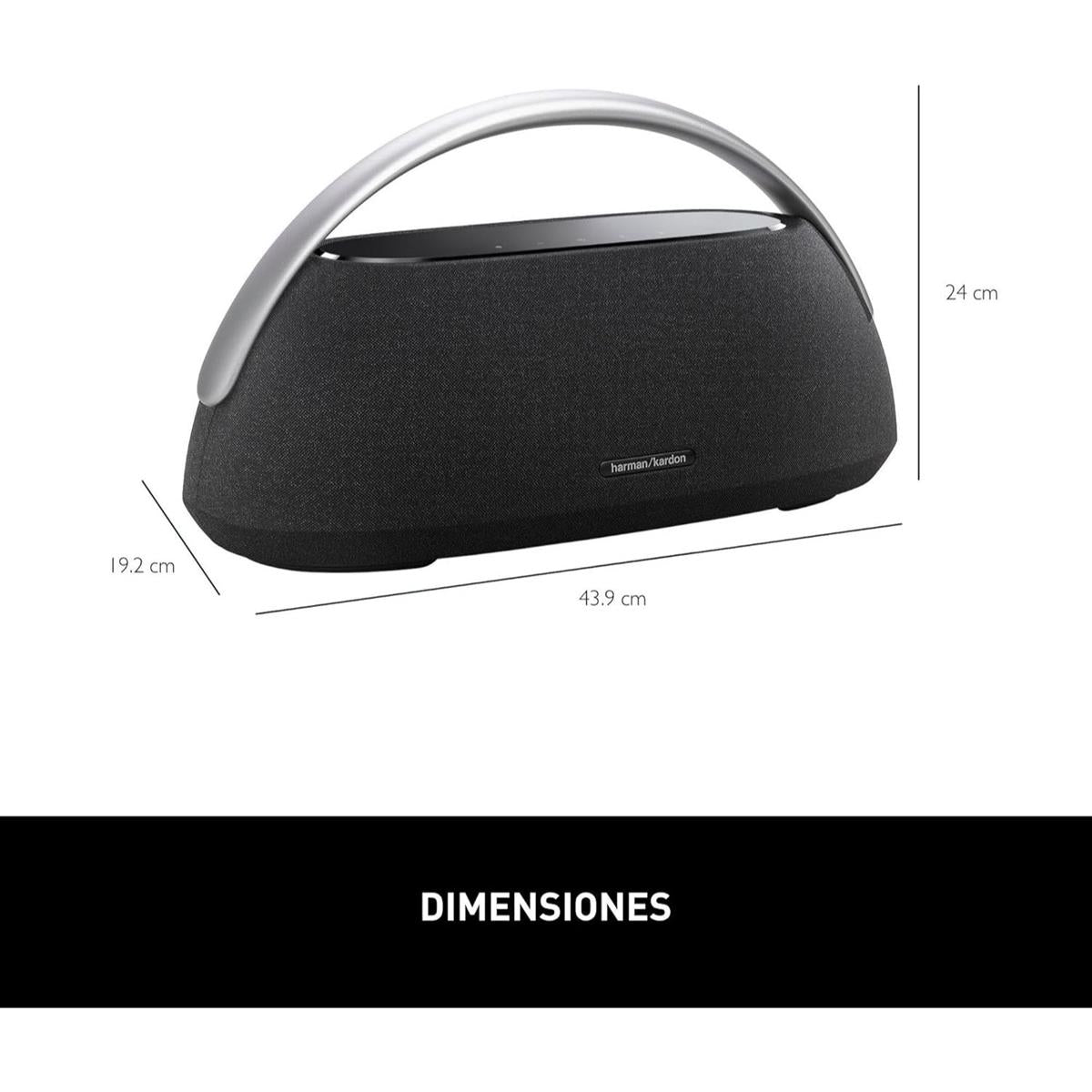 Harman Kardon Go + Play 3 - Portable Bluetooth Speaker - Black - PakByte Computers  