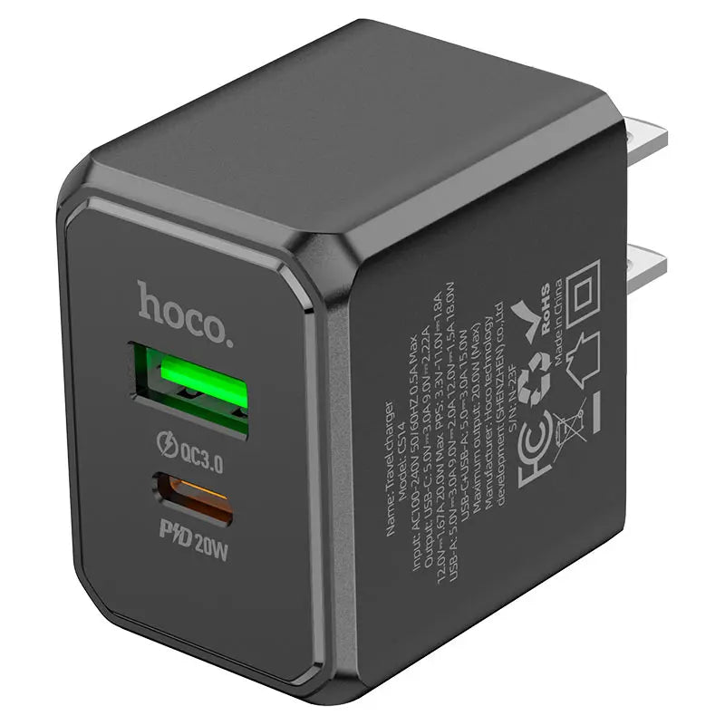 HOCO CS14 – Ocean PD20W+QC3.0 Charger
