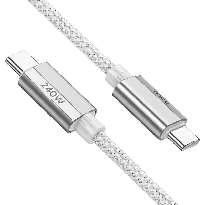 HOCO U134 Primero 240W Charging Data Cable Type-C to Type-C (1.8M) - Gray