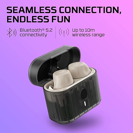 HyperX Cirro Buds Pro Wireless Earbuds - Tan