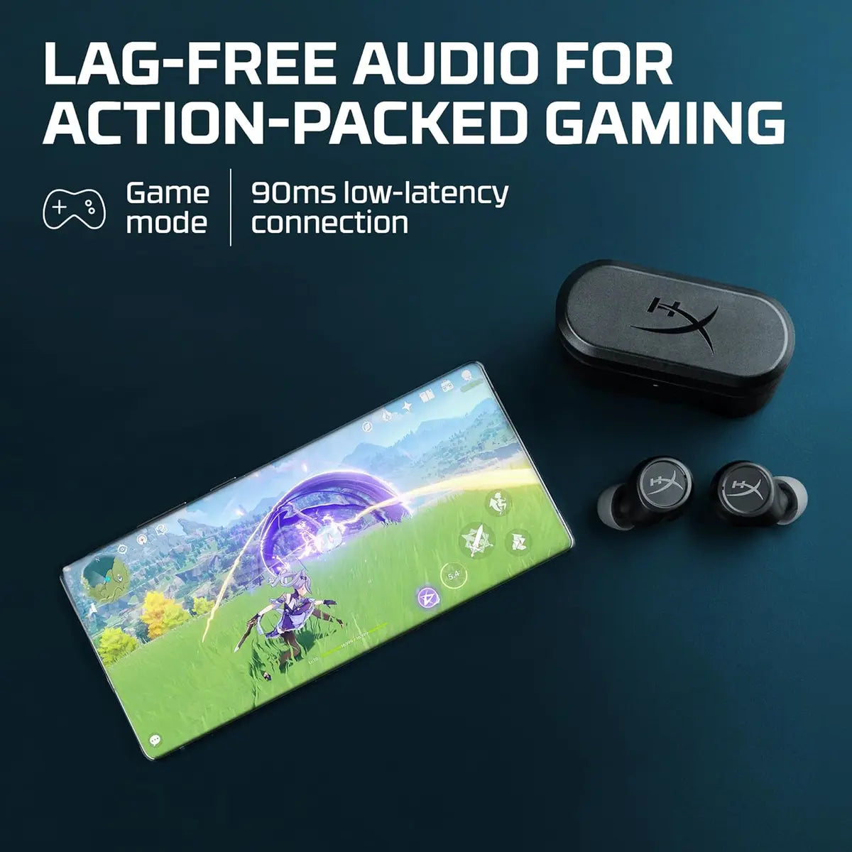 HyperX Cirro Buds Pro – True Wireless Earbuds with Active Noise Cancellation - Tan