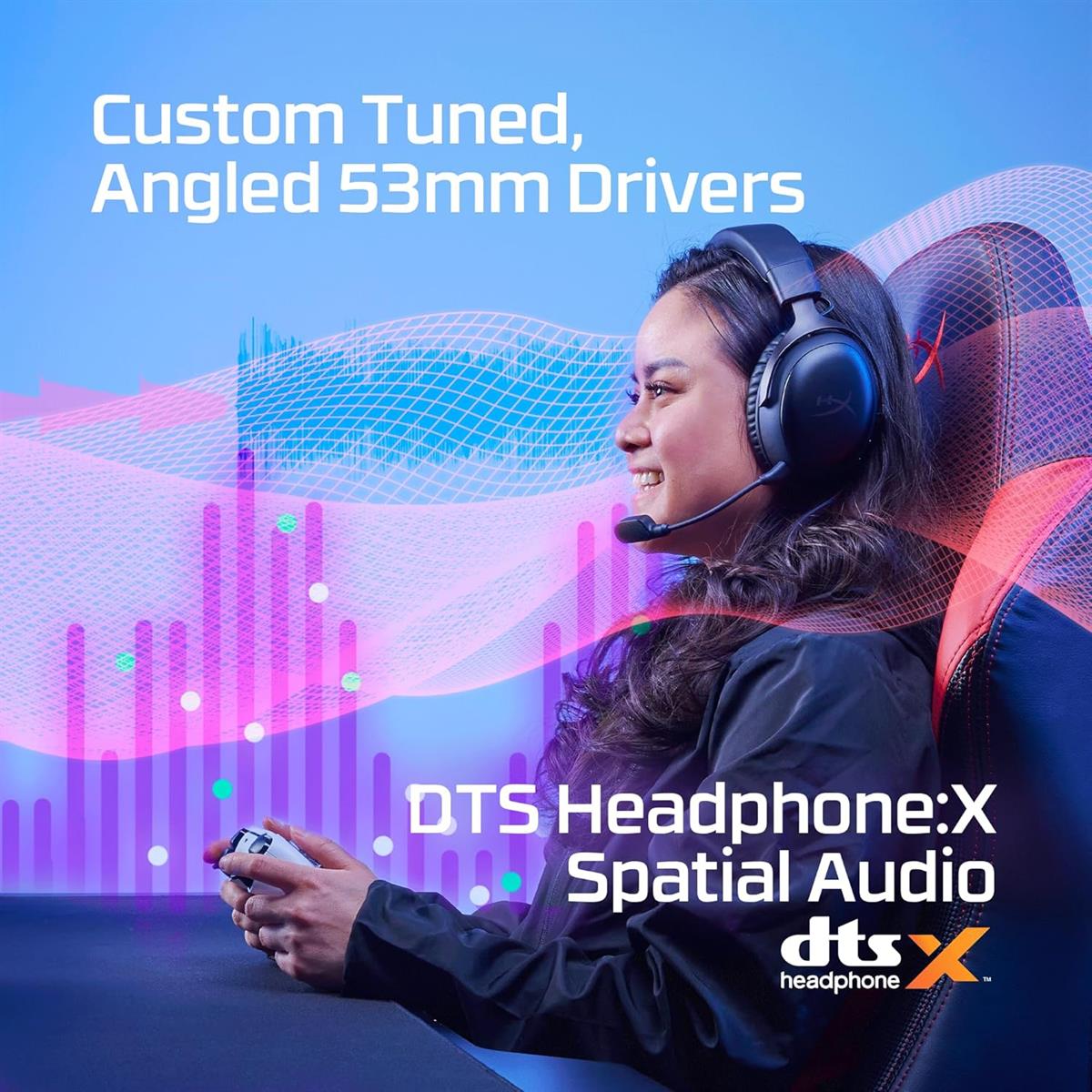 HyperX Cloud III Wireless Gaming Headset - Red