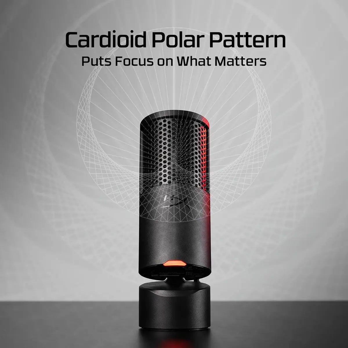 HyperX SoloCast 2 – Gaming USB Condenser Mic for PC