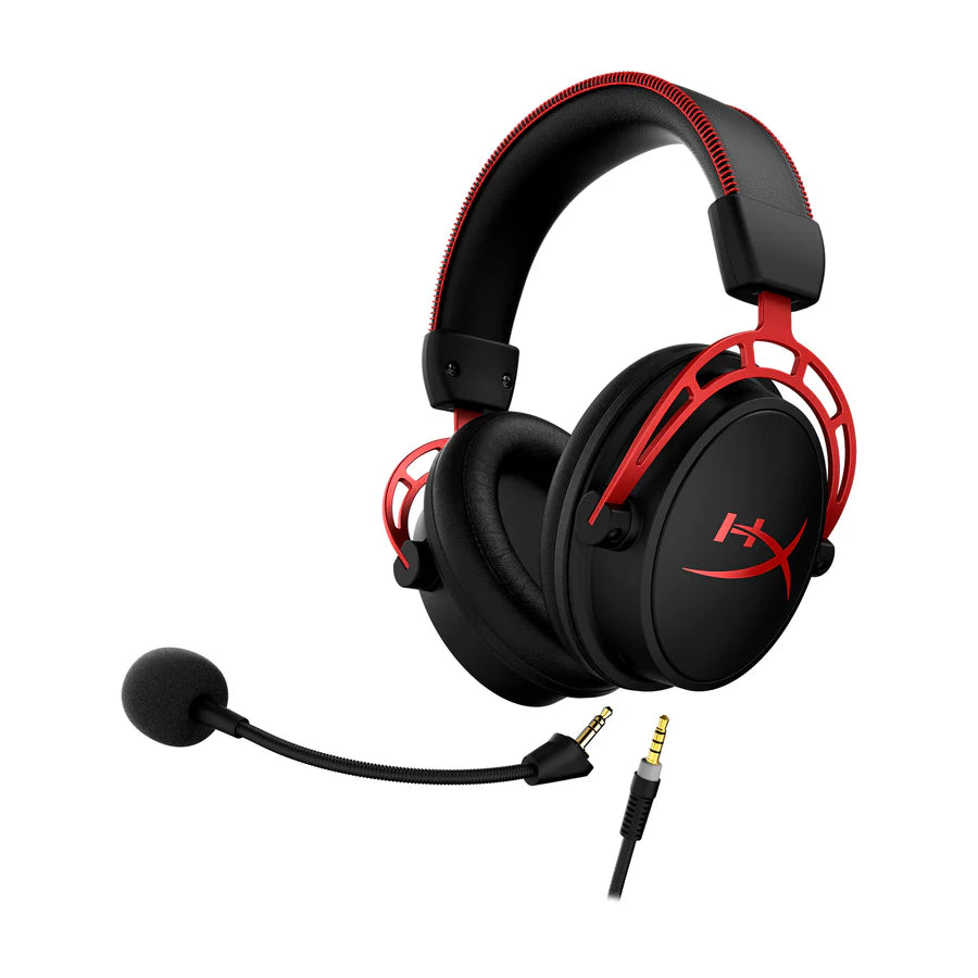 HyperX Cloud Alpha Gaming Headset - Black/Red - PakByte Computers 