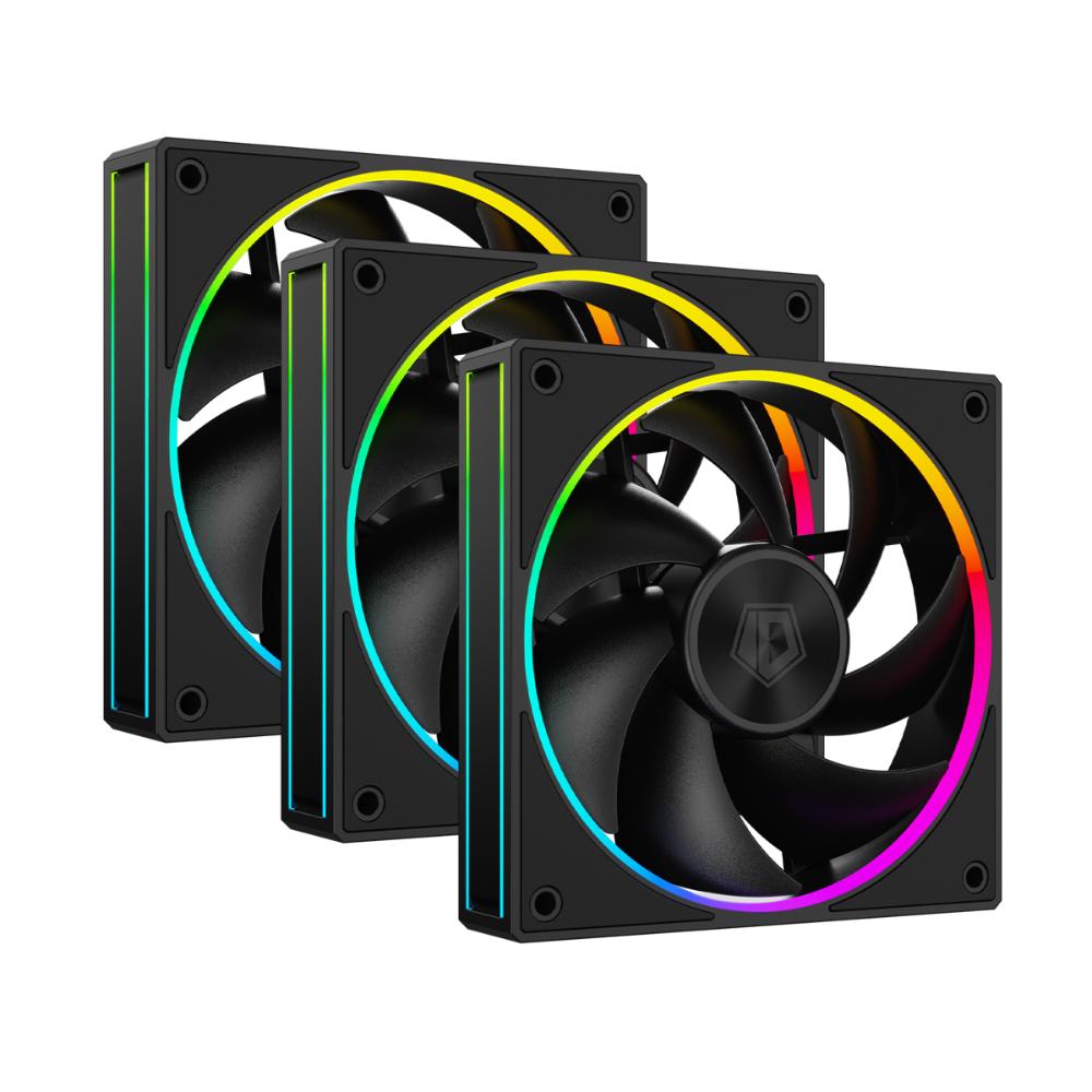 ID-COOLING AF-127-K-TRIO 120mm ARGB Case Fans - Black