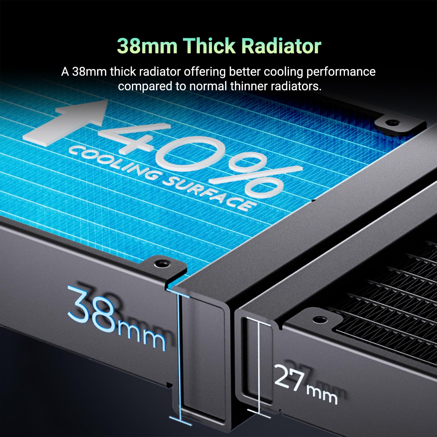 ID-COOLING DX360 MAX ARGB AIO Liquid CPU Cooler - Black