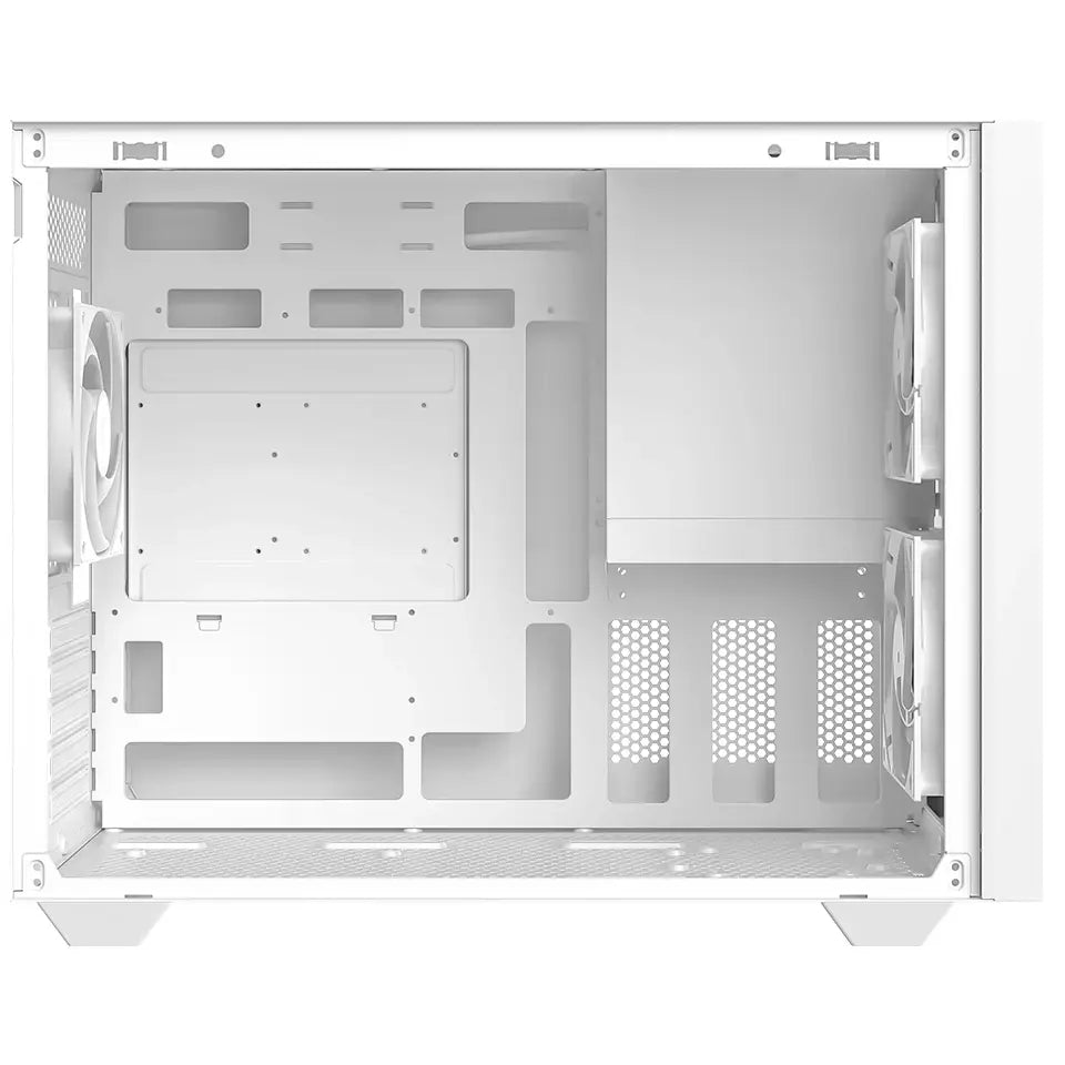 ID-Cooling Flow 500 Air Micro-ATX PC Case - White