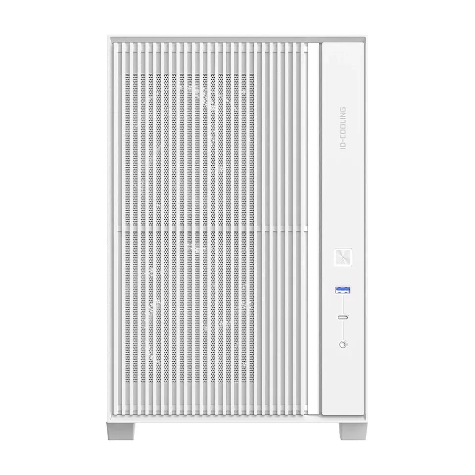 ID-Cooling View 500 ARGB Micro-ATX PC Case - White