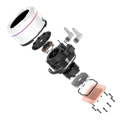 ID-COOLING SL360 CPU Liquid Cooler with LCD Display - White