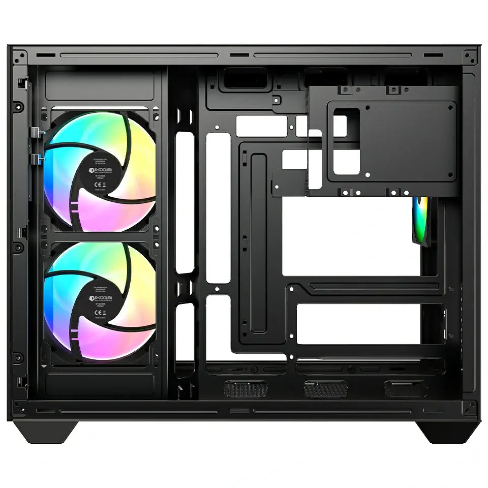 ID-Cooling View 500 ARGB Micro-ATX PC Case - Black