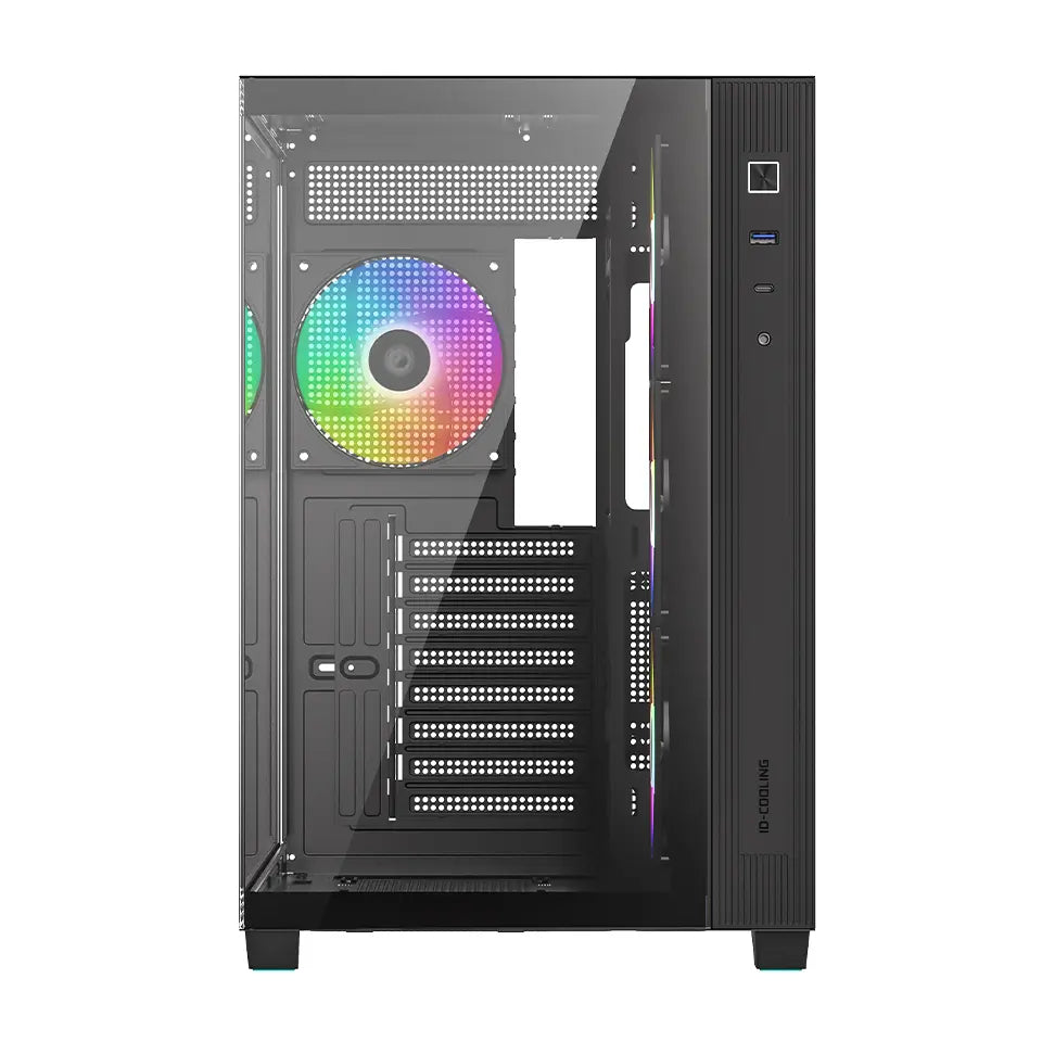 ID-Cooling View 510 ARGB Panoramic ATX PC Case - Black