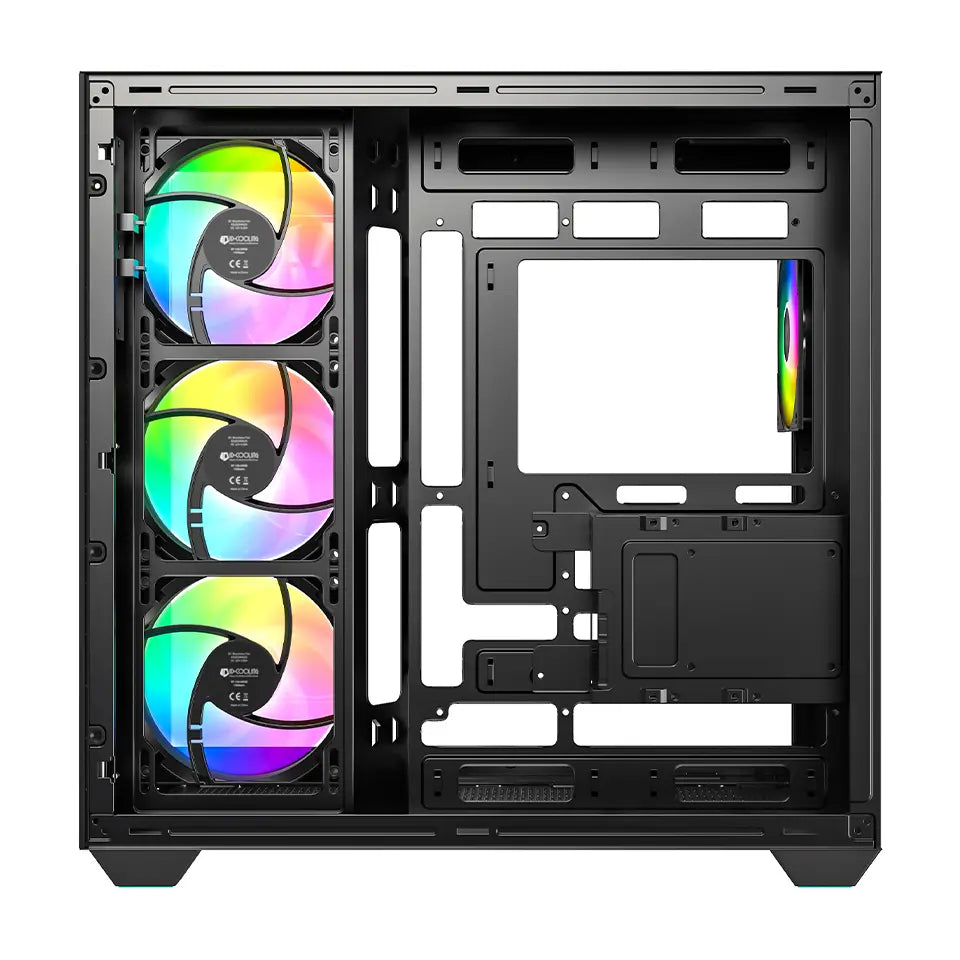 ID-Cooling View 510 ARGB Panoramic ATX PC Case - Black