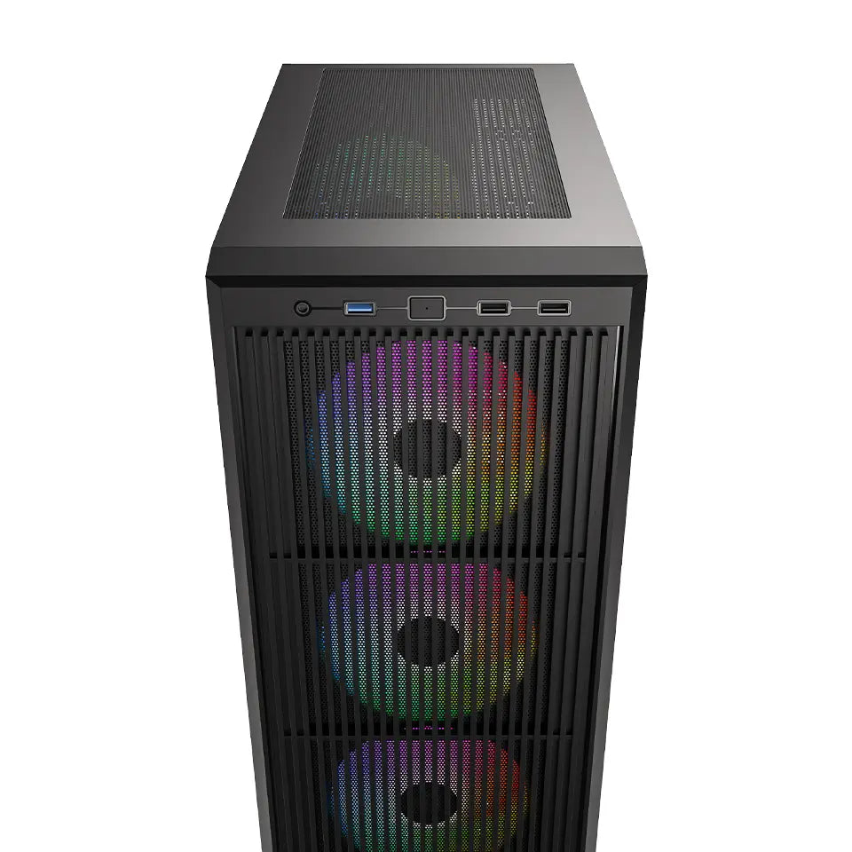 ID-Cooling Ware 310 ARGB  ATX PC Case - Black