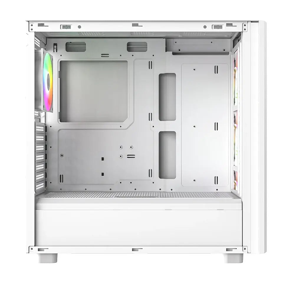 ID-Cooling Ware 510 ARGB ATX PC Case - White
