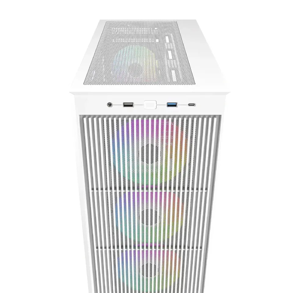 ID-Cooling Ware 510 ARGB ATX PC Case - White