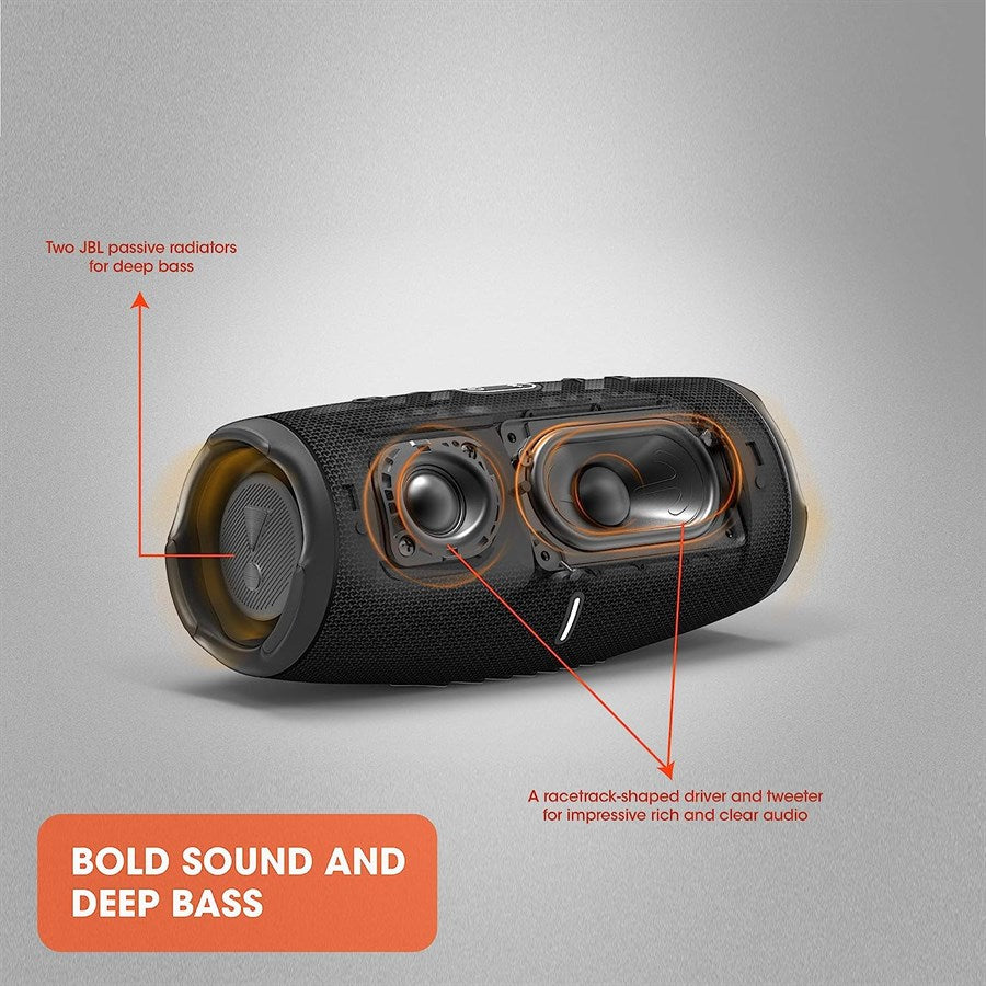 JBL Charge 5 Portable Waterproof Bluetooth Speaker - Black