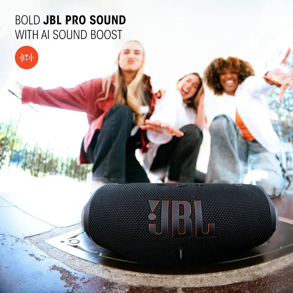 JBL Charge 6 - Portable Waterproof & Drop-Proof Bluetooth Speaker - Blue