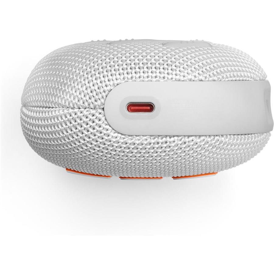 JBL Clip 5 Wireless Ultra-Portable Waterproof Speaker - White - PakByte Computers  