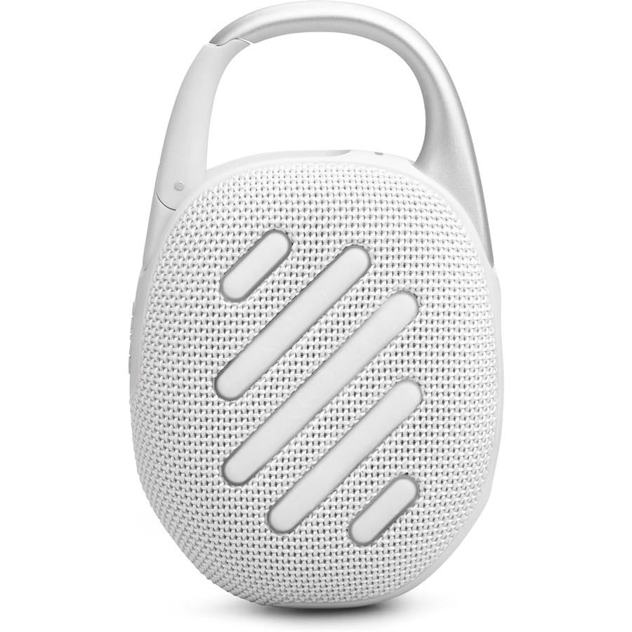 JBL Clip 5 Wireless Ultra-Portable Waterproof Speaker - White - PakByte Computers  