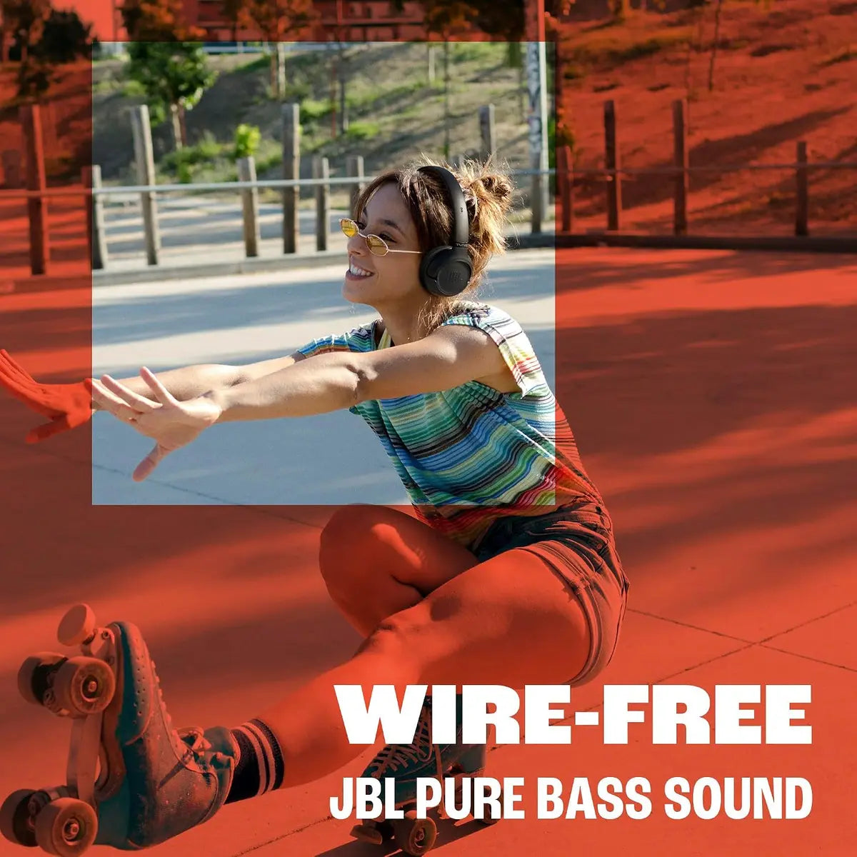 JBL Tune 530BT Wireless On-Ear Headphones - Black