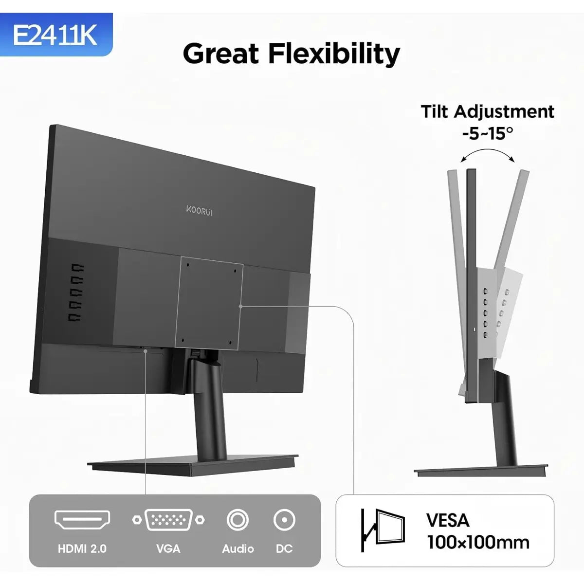 Koorui E2411K 24 Inch 144hz FHD IPS Gaming Monitor