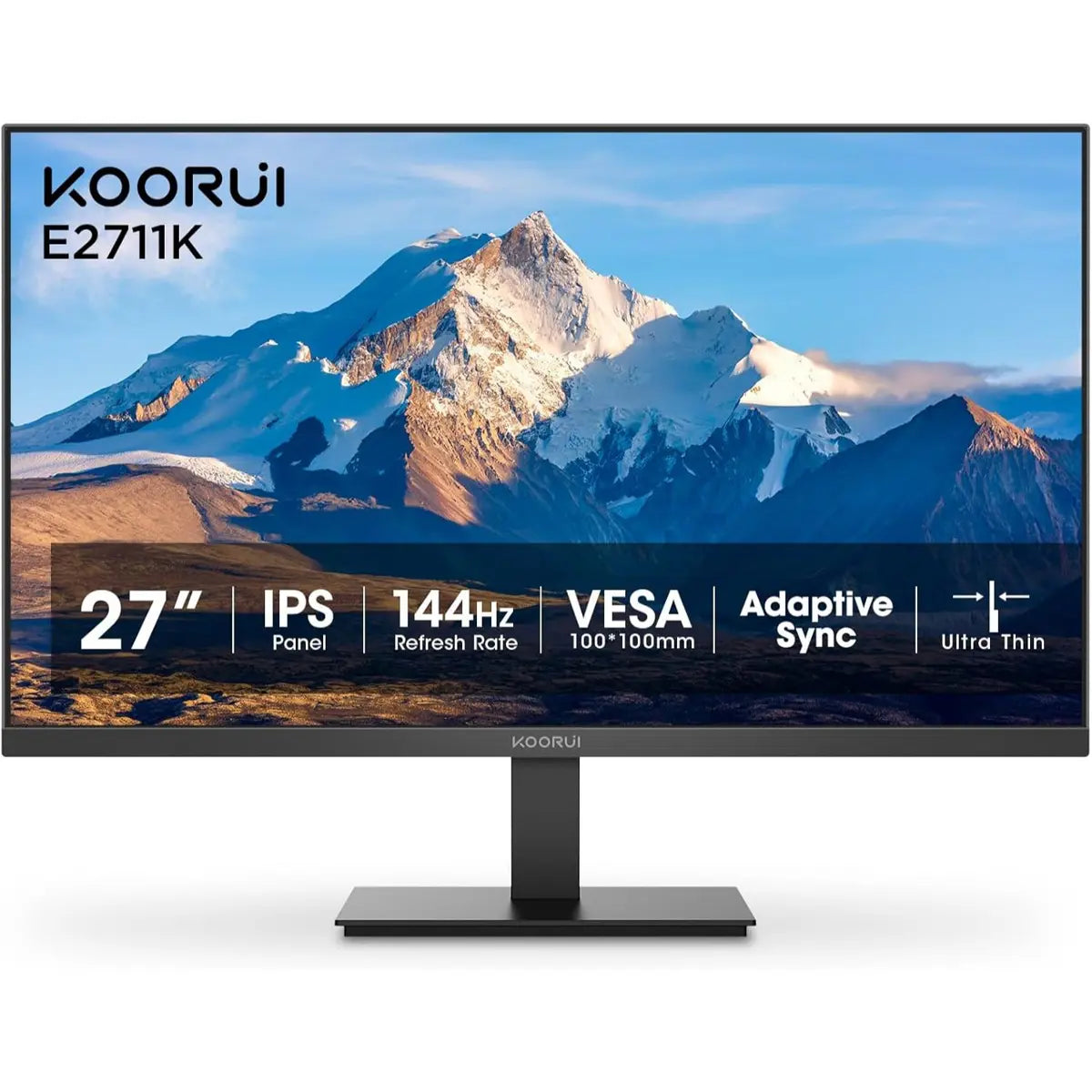 Koorui E2711K 27 Inch IPS FHD 1080P 144Hz Gaming Office Monitor