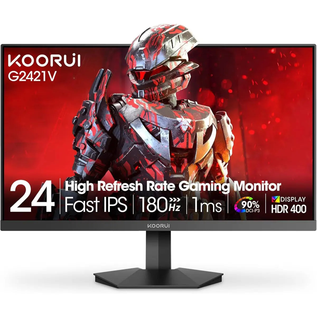 Koorui G2421V 24" 180hz, 1ms, Fast IPS, 1440P, HDR400 Gaming Monitor