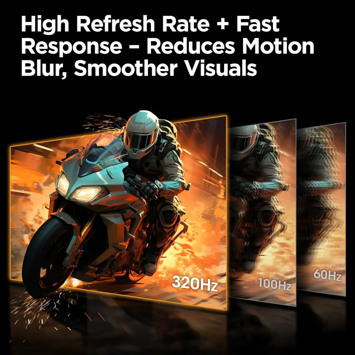 Koorui G2511E 24.5 Inch 320hz, 1ms, FHD, IPS, HDR400 Gaming Monitor