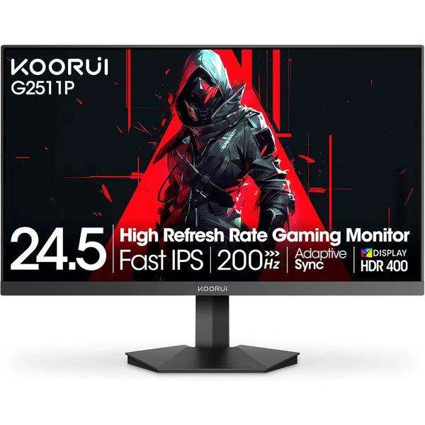 【IPS 1ms 200Hz 24.5インチ】 KOORUI G2511P Koorui 25 Inch FHD 200Hz IPS Gaming Monitor with 99% sRGB – KOORUI US