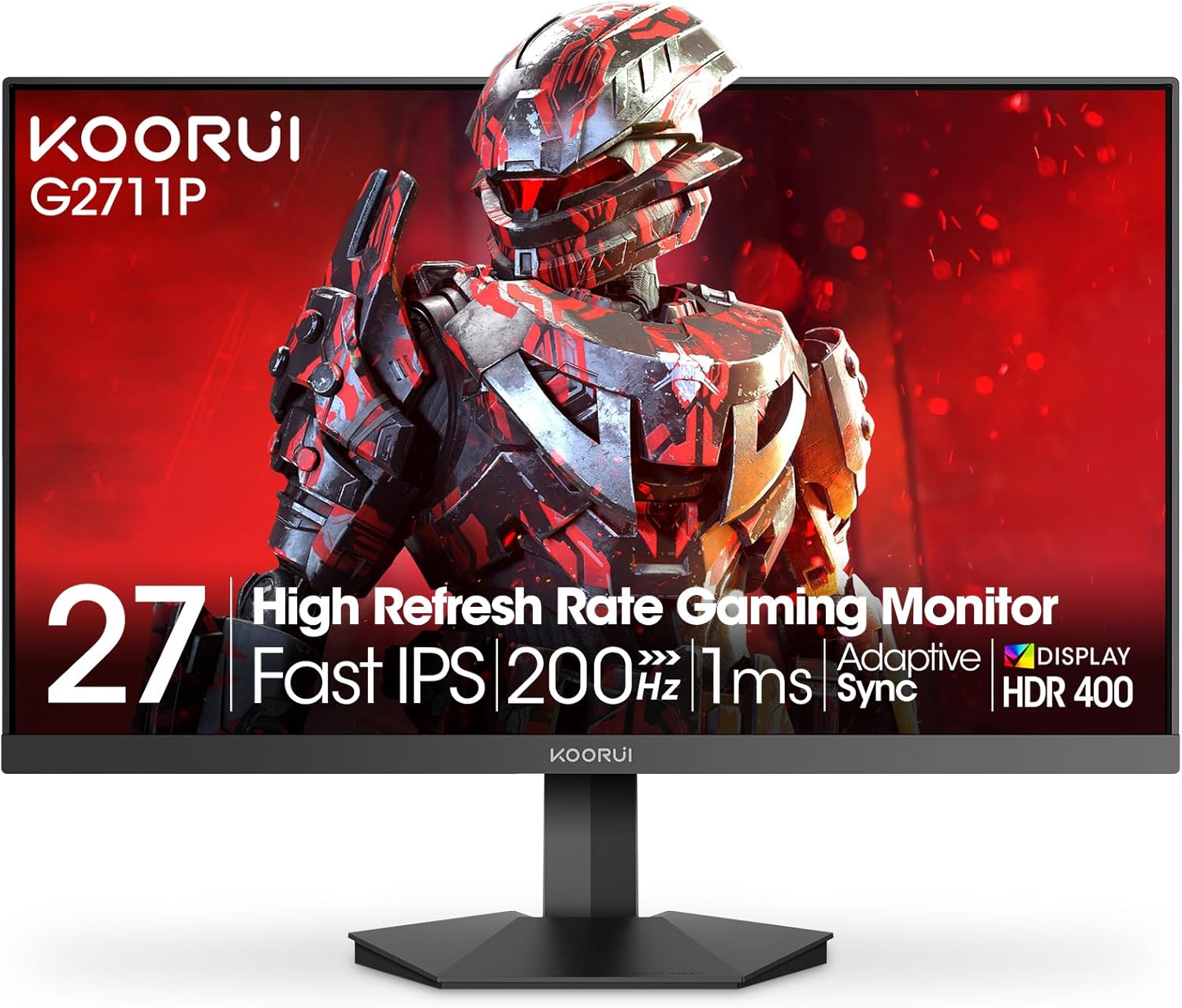 KOORUI G2711P 27 Inch, 200hz, FHD Gaming Monitor - PakByte Computers  