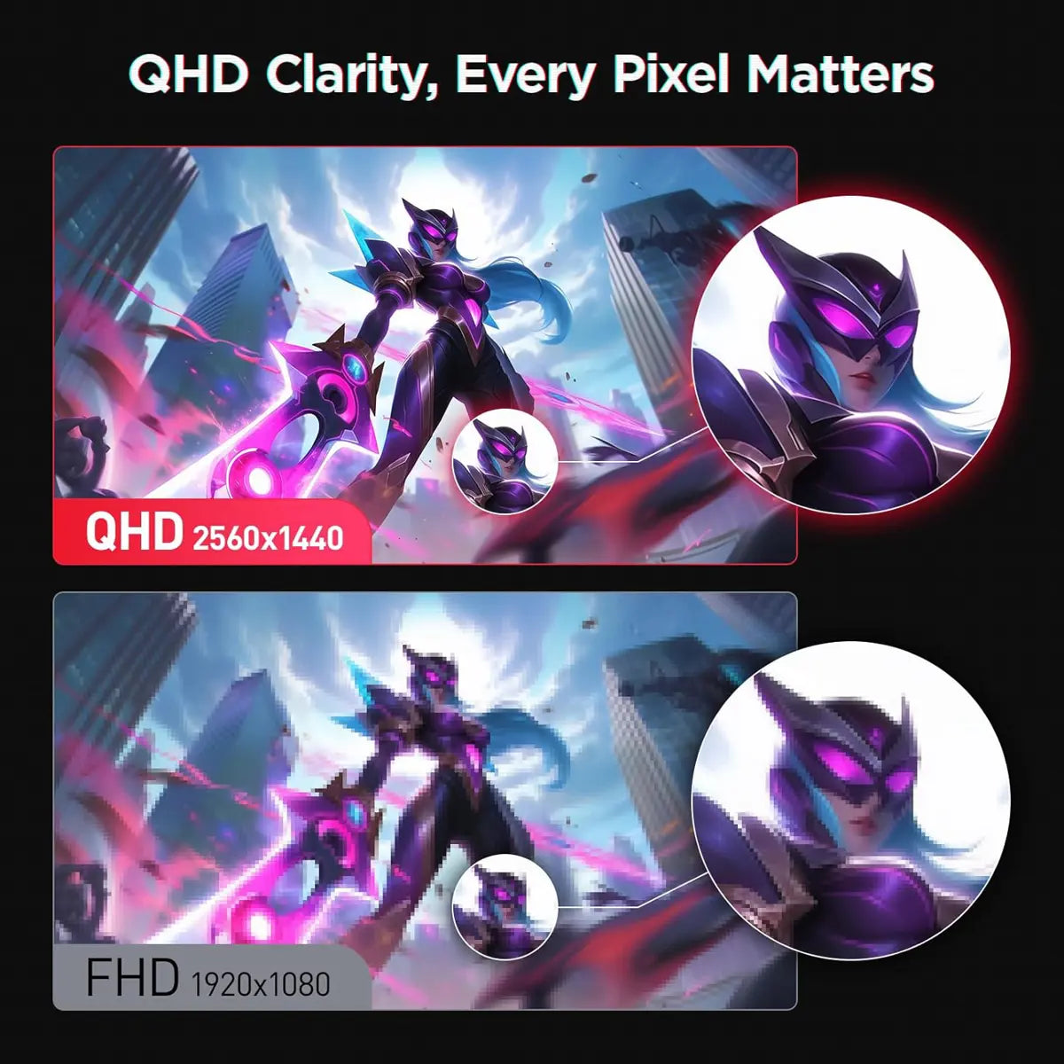 Koorui G2721E 27 Inch, 320hz, 1ms, Fast IPS, QHD 1440P Gaming Monitor