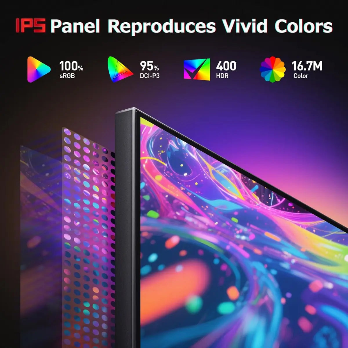 Koorui G2721P 27", 280hz, 1ms, Fast IPS, WQHD, HDR400 Gaming Monitor