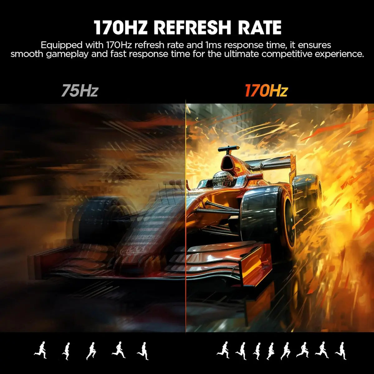 Koorui G3221SC 32 inch, 2k, 170hz, QHD, Curved Gaming Monitor