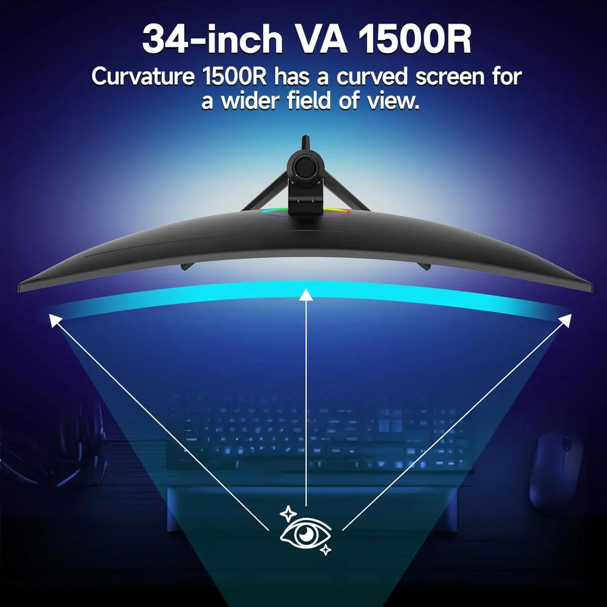 Koorui G3441XC 34 Inch 240Hz Ultrawide Curved Gaming Monitor