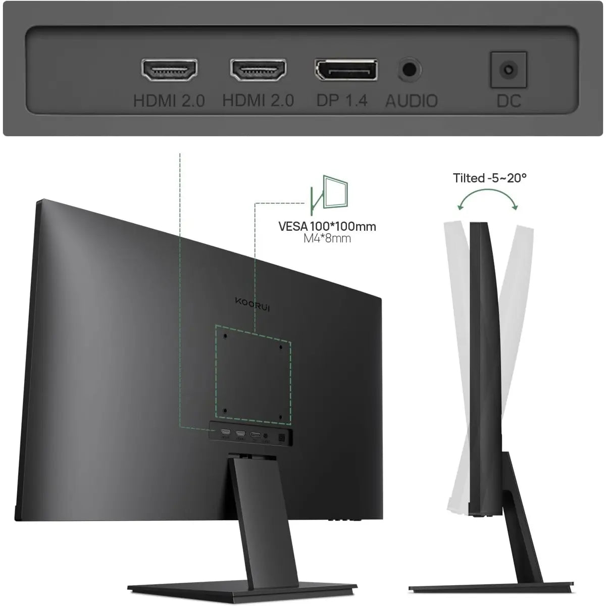 Koorui N07 27 Inch 4K IPS UHD (3840x2160) Monitor