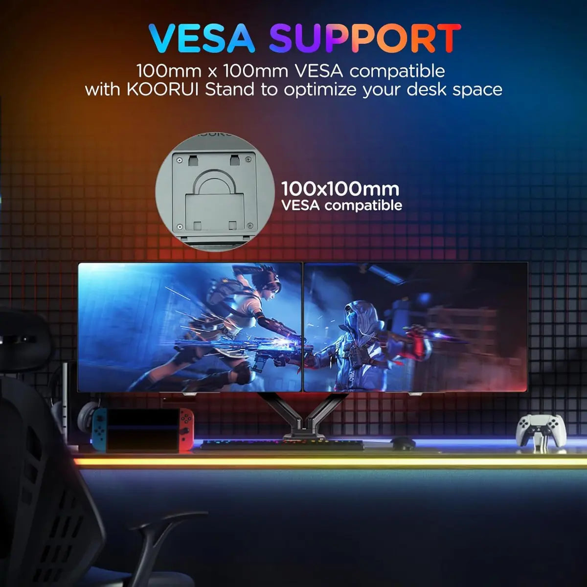 Koorui S2721XO 27 inch 240hz, 0.03ms, QHD, QD-OLED Gaming Monitor