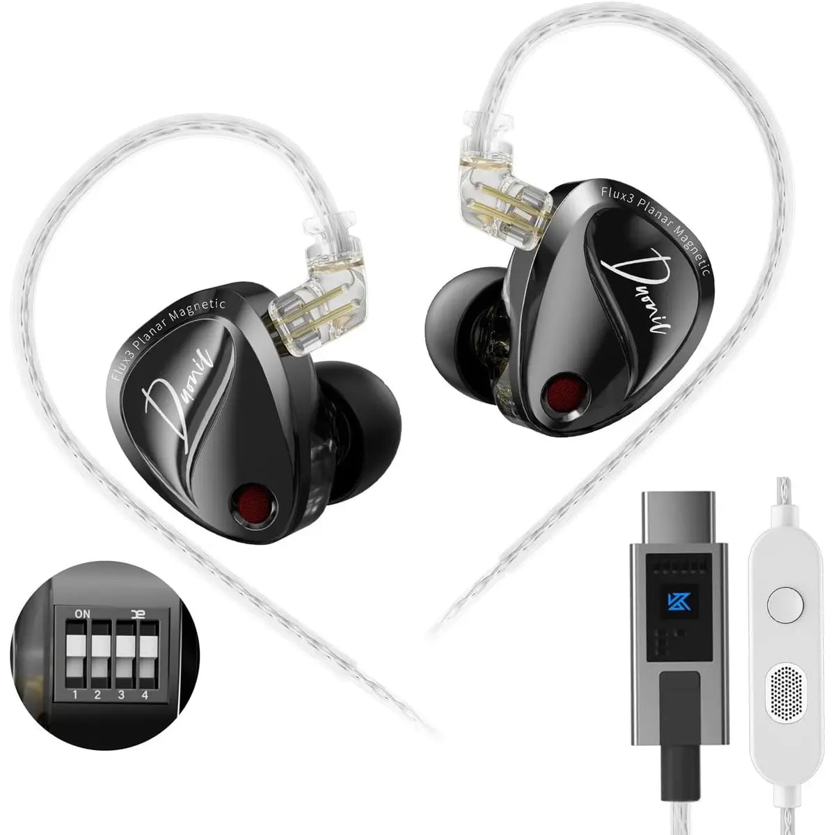 KZ Duonic USB-C Headphones with Microphone