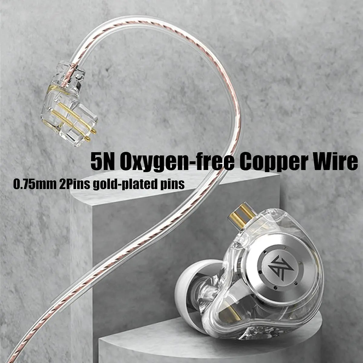 KZ EDX PRO Gaming Wired IEM Earphones - Black