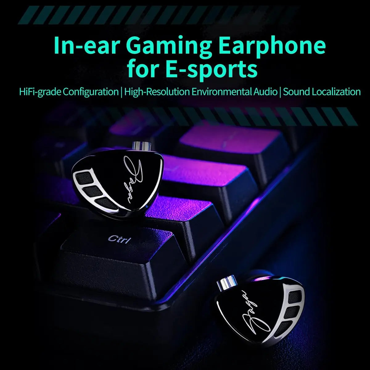 KZ Saga Wired Gaming Earbuds Balanced with Mic