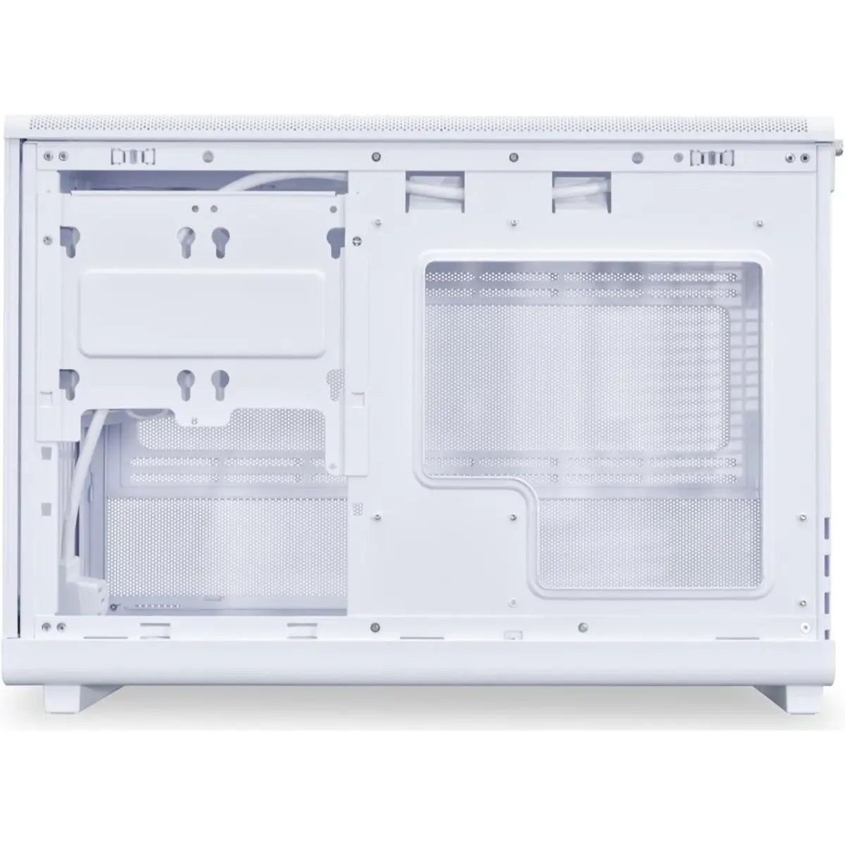 Lian Li A3 Wood Front & Side Tempered Glass Panel Casing - White